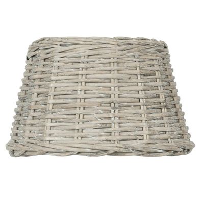 Clayre & Eef Lampenschirm Hängelampe Ø 36x22 cm Beige Rattan