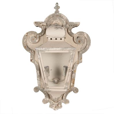 Clayre & Eef Wandleuchte 43x16x68 cm Beige Grau Holz