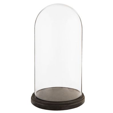 Clayre & Eef Glocke Ø 26x47 cm Schwarz Holz