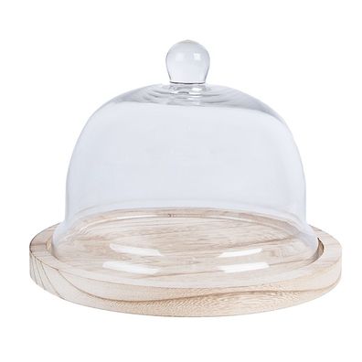 Clayre & Eef Glocke Ø 23x17 cm Transparant Glas