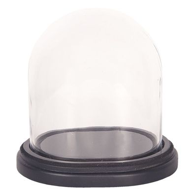 Clayre & Eef Glocke 17x14x18 cm Braun Holz