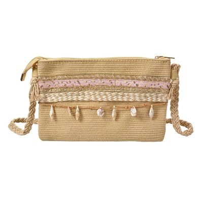 Clayre & Eef Handtasche 30x18 cm Braun Synthetisch