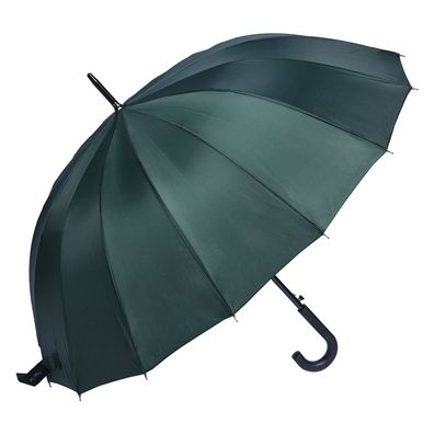 Clayre & Eef Erwachsenen-Regenschirm 60 cm Grün Kunststoff