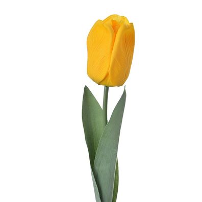Clayre & Eef Kunstblume Tulpe 50 cm Gelb Kunststoff (Gr. 6x6x50 cm)