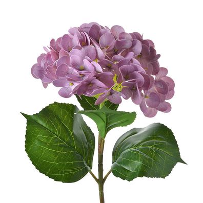 Clayre & Eef Kunstblume Hortensie 67 cm Violett Kunststoff (Gr. Ø 13x67 cm)