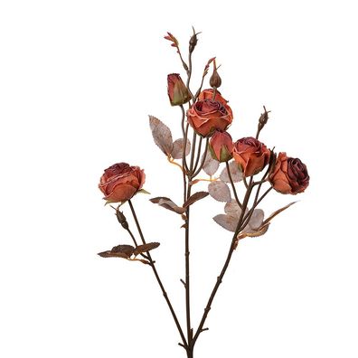 Clayre & Eef Kunstblume 73 cm Orange Kunststoff (Gr. 16x9x73 cm)