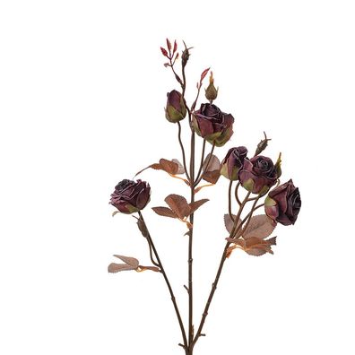 Clayre & Eef Kunstblume 73 cm Rot Kunststoff (Gr. 16x9x73 cm)