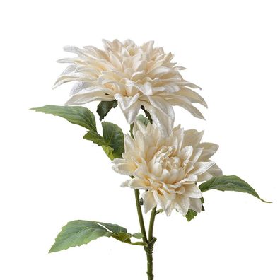 Clayre & Eef Kunstblume 62 cm Weiß Kunststoff (Gr. 12x12x62 cm)