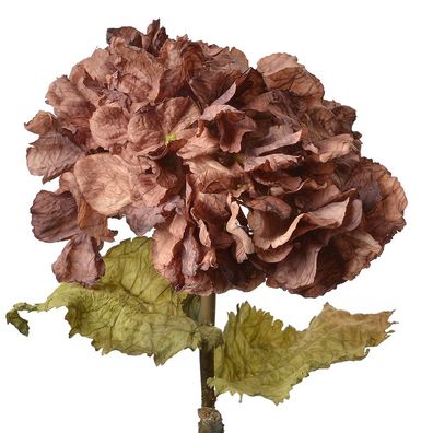 Clayre & Eef Kunstblume Hortensie 55 cm Violett Kunststoff (Gr. 10x10x55 cm)