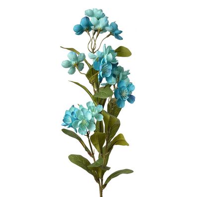 Clayre & Eef Kunstblume 70 cm Blau Kunststoff (Gr. 18x10x70 cm)