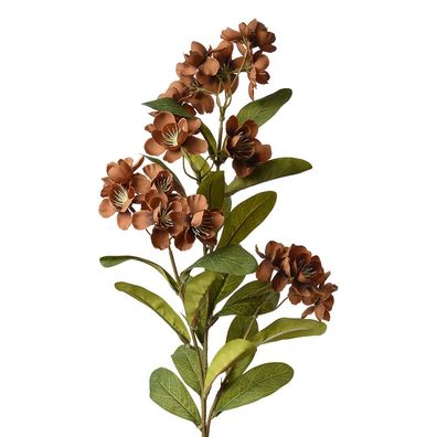 Clayre & Eef Kunstblume 70 cm Braun Kunststoff (Gr. 18x10x70 cm)