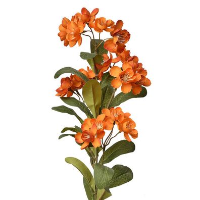 Clayre & Eef Kunstblume 70 cm Orange Kunststoff (Gr. 17x14x70 cm)