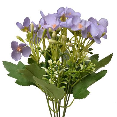 Clayre & Eef Kunstblume 30 cm Violett Kunststoff (Gr. 15x15x30 cm)