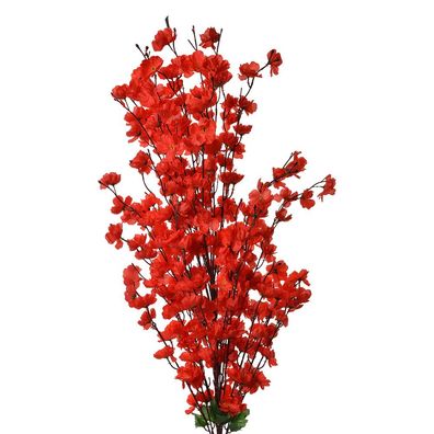 Clayre & Eef Kunstblume 100 cm Rot Kunststoff (Gr. 40x10x100 cm)