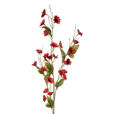 Clayre & Eef Kunstblume 107 cm Rot Kunststoff (Gr. 25x6x107 cm)
