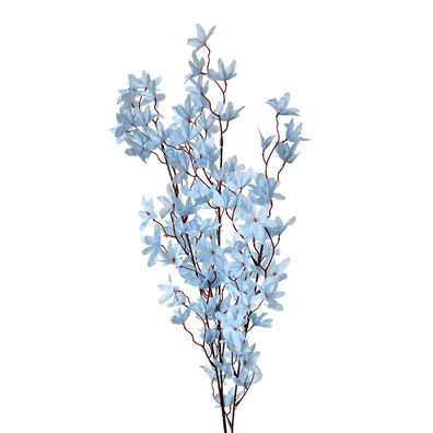Clayre & Eef Kunstblume 110 cm Blau Kunststoff (Gr. 6x6x110 cm)