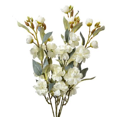 Clayre & Eef Kunstblume 51 cm Weiß Kunststoff (Gr. 10x10x51 cm)