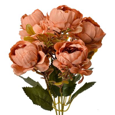 Clayre & Eef Kunstblume 34 cm Orange Kunststoff (Gr. 12x10x34 cm)
