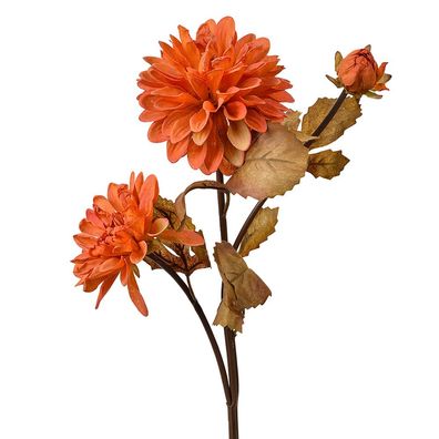 Clayre & Eef Kunstblume 66 cm Orange Kunststoff (Gr. 10x10x66 cm)