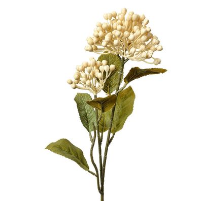 Clayre & Eef Kunstblume 53 cm Beige Kunststoff (Gr. 8x7x53 cm)
