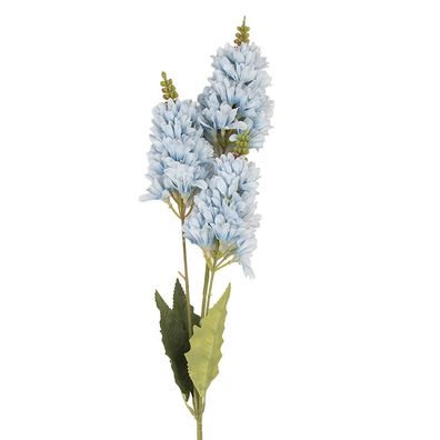 Clayre & Eef Kunstblume 10x7x74 cm Blau Kunststoff (Gr. 10x7x74 cm)