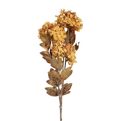 Clayre & Eef Kunstblume 10x8x76 cm Gelb Kunststoff (Gr. 10x8x76 cm)