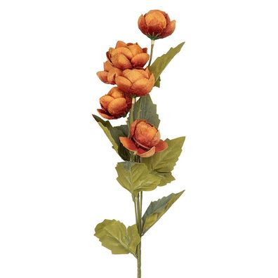Clayre & Eef Kunstblume 10x10x63 cm Orange Kunststoff (Gr. 10x10x63 cm)