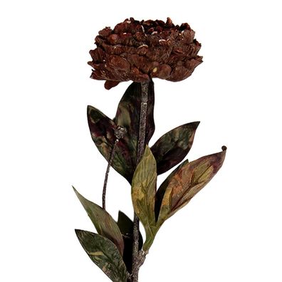 Clayre & Eef Kunstblume 10x10x65 cm Rot Kunststoff (Gr. 10x10x65 cm)