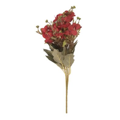 Clayre & Eef Kunstblume 32 cm Rot Kunststoff (Gr. 10x10x32 cm)