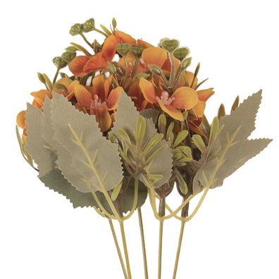 Clayre & Eef Kunstblume 32 cm Orange Kunststoff (Gr. 10x10x32 cm)