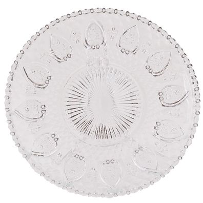 Clayre & Eef Frühstücksteller Ø 20 cm Glas (Gr. Ø 20x1 cm)