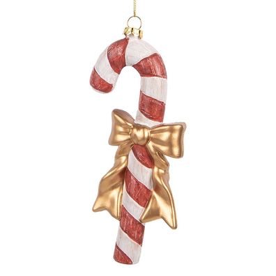 Clayre & Eef Weihnachtsanhänger Zuckerstange 18 cm Rot Kunststoff (Gr. 8x3x18 cm)