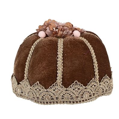 Clayre & Eef Dekorationsfigur Kuchen Ø 15x10 cm Braun Textil (Gr. Ø 15x10 cm)