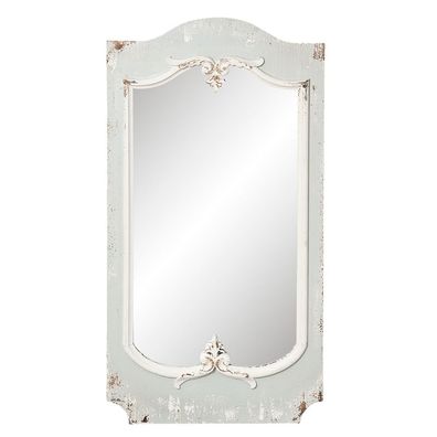 Clayre & Eef Spiegel 56x110 cm Grau Holz (Gr. 56x5x110 cm)