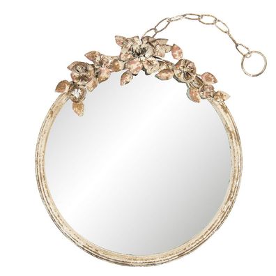 Clayre & Eef Spiegel 38x44 cm Goldfarbig Eisen (Gr. 38x5x44 cm)