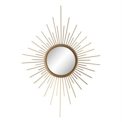 Clayre & Eef Spiegel 35x50 cm Goldfarbig Metall (Gr. 35x1x50 cm)