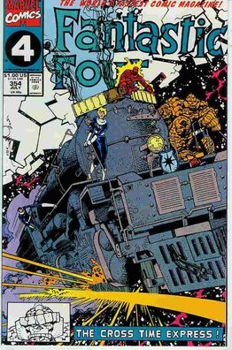Fantastic Four # 354 (Versus Time Variance Authority) (Walt Simonson) (USA, 1991)