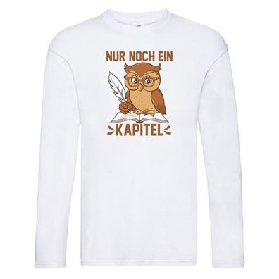 Nur noch ein Kapitel | Eule Long Sleeve Weiß