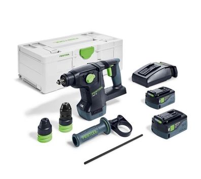 Festool Akku-Kombihammer KHC 18 5,0 EBI-Plus 2 Stk. Akku 5,0 Ah + Ladegerät