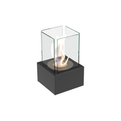 KRATKI Bio-Ethanolkamin Kamin Dekorativ Tischkamin Tango 1 schwarz