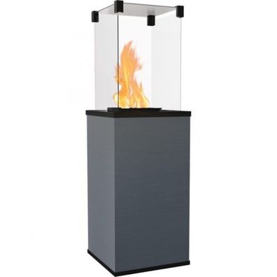 KRATKI Gaskamin PATIO Mini Quarzstein Filo Mercurio Gasheizgerät 4-8,2 kW