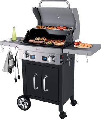 Steba Deluxe Grillcenter VG 7000 Devil´s Choice, 2 Heizelemente, Display
