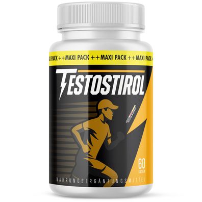 Testostirol Kapseln| Mehr Kraft im Training | Für Männer geeignet | 60 Kapseln