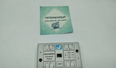 Viessmann 5551 Universal-Relais 1 x 4 / 14-16 V / 2,5 A