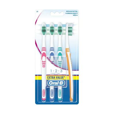 SHINY CLEAN cepillo dental #medio 4 u