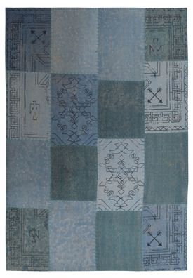 Teppich SchoenesWohnen24 Lyrical 210 Multi / Blau