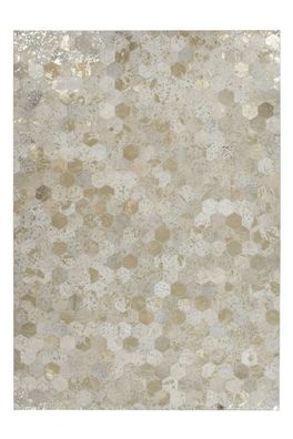 Teppich SchoenesWohnen24 Spark 210 Elfenbein / Gold
