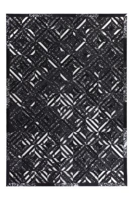 Teppich SchoenesWohnen24 Spark 410 Schwarz / Silber