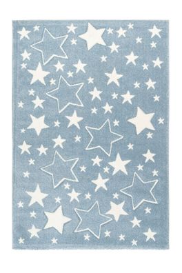 Teppich SchoenesWohnen24 Australia - Tamworth Blau