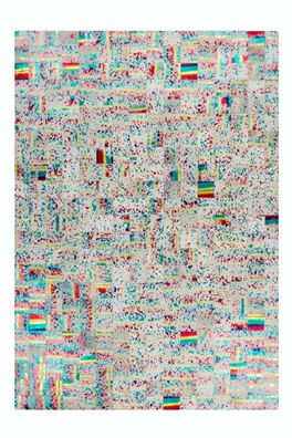 Teppich SchoenesWohnen24 Rocket 310 Elfenbein / Multi